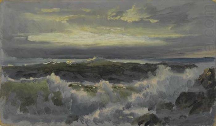 William Trost Richards A Rough Surf china oil painting image